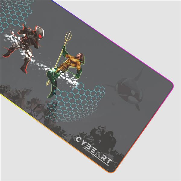 CYBEART Aquaman RGB Gaming Desk Mat (XXL - 900x400x4mm)