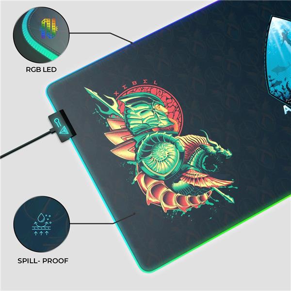 CYBEART Aquaman - Xebel Kingdom RGB Gaming Desk Mat