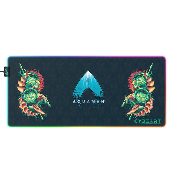 CYBEART Aquaman - Xebel Kingdom RGB Gaming Desk Mat