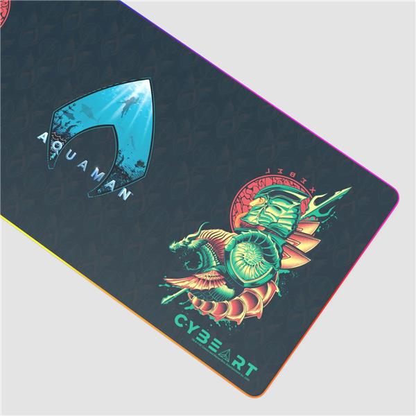 CYBEART Aquaman - Xebel Kingdom RGB Gaming Desk Mat