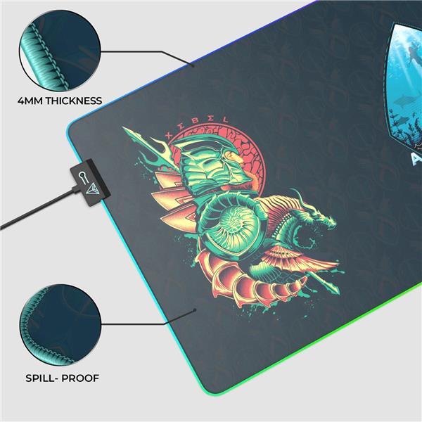 CYBEART Aquaman - Xebel Kingdom Gaming Desk Mat (XXL - 900x400x4mm)