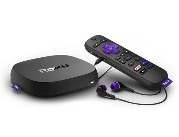 Le bâton de streaming ROKU ULTRA 4K HDR avec télécommande et écouteurs, prend en charge Dolby Vision