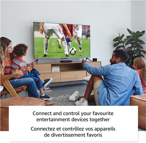Amazon Fire TV Cube, appareil de diffusion continue mains libres avec Alexa, Wi-Fi 6E, 4K Ultra HD  - (B09BZVX3J7)(Boîte ouverte)