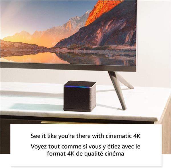 Amazon All-new Fire TV Cube, Hands-free streaming device with Alexa, Wi-Fi 6E, 4K Ultra HD - (B09BZVX3J7)