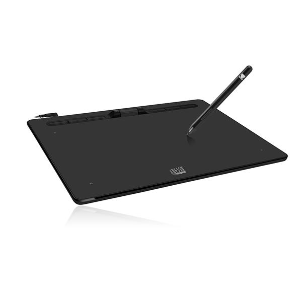 Adesso Graphic Tablet CyberTablet K10 10in x 6in Stylus PC/Mac - Black