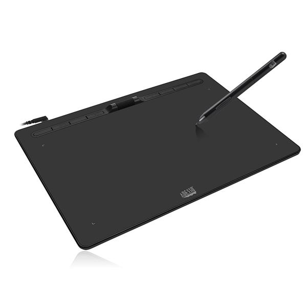 Adesso Graphic Tablet CyberTablet K12 12in x 7in Stylus PC/Mac - Black(Open Box)