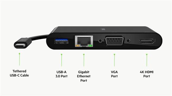 Belkin 5-in-1 USB-C Hub Plus100W