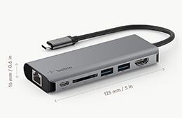 Belkin 6-in-1 USB-C Multiport Adapter