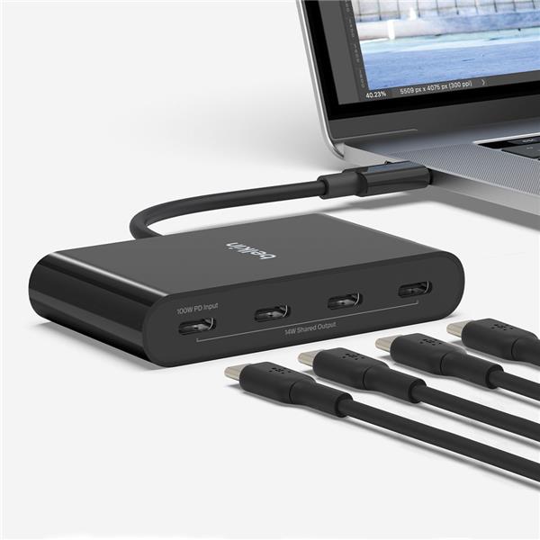 Belkin USB-C to 4-Port USB-C Hub(Open Box)