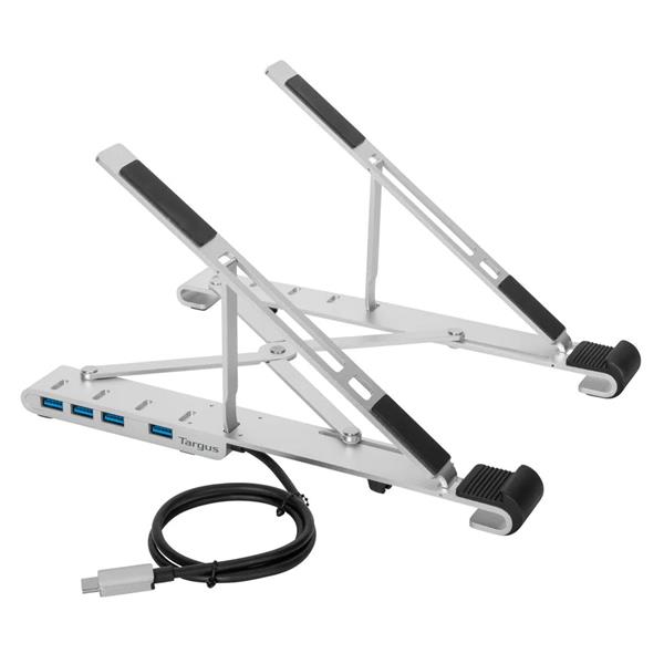Targus USB-C Portable Laptop Stand with Integrated USB-C Hub