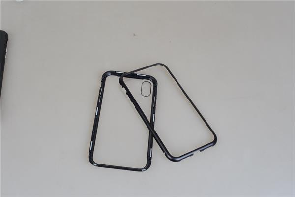 VBW Phone Case with Glass & PC Frame Magnet Closure for iPhone XS 5.8"