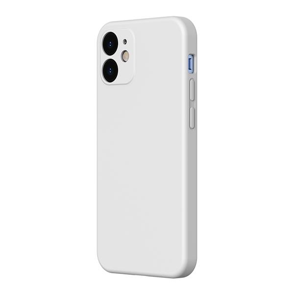 Baseus Protective Case For iPhone 12 5.4'', Liquid Silica Gel, White(Open Box)