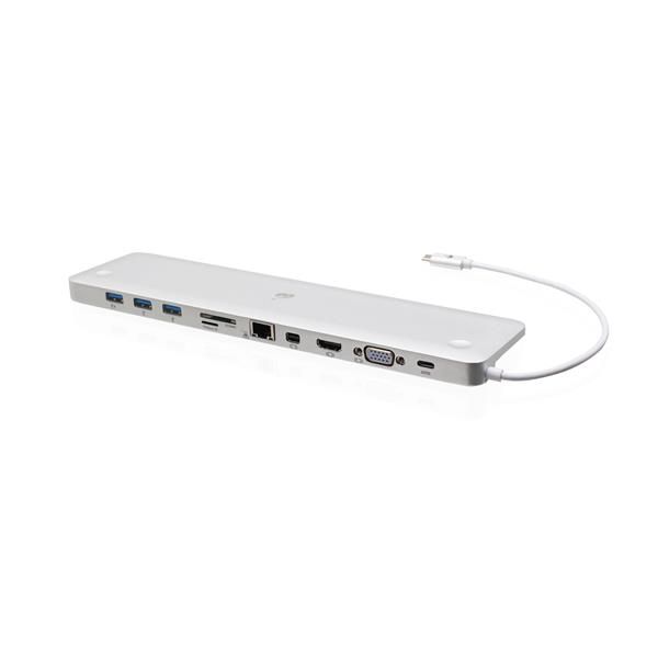 IOGEAR USB-C 10 in 1 Docking Station with 60W Power Delivery(Open Box)