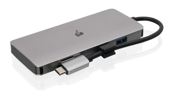 IOGEAR Travel Pro USB-C Dual HD Dock with Power Delivery 3.0