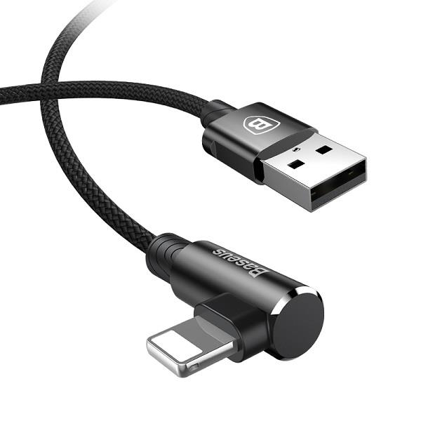 BASEUS MVP Elbow Type Lightning Cable 2A 1M Black