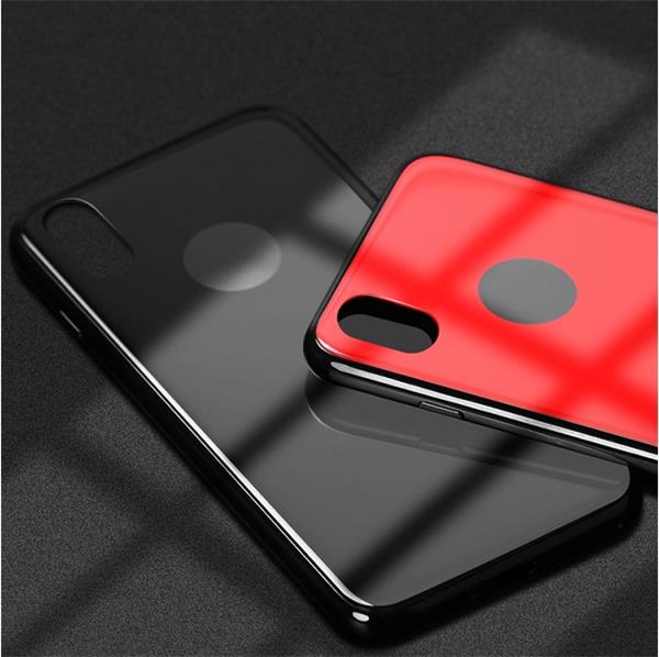 TXY Glass cases for iPhone X Black