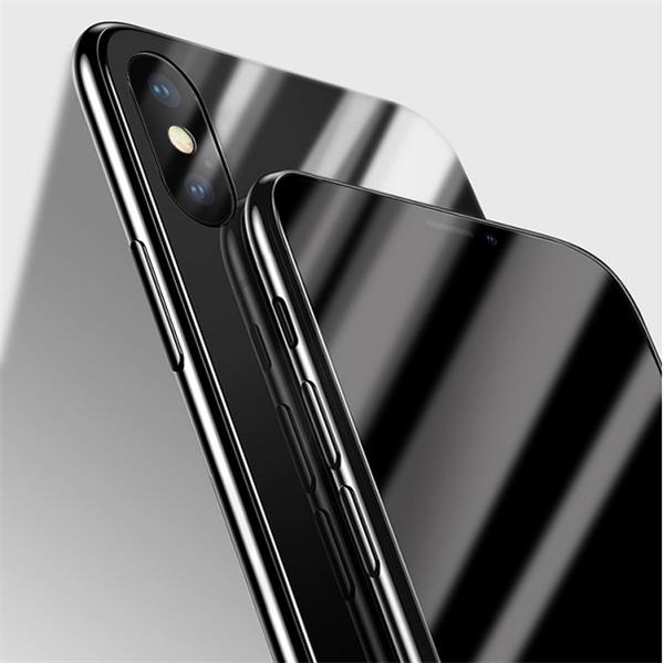 TXY Glass cases for iPhone X Black