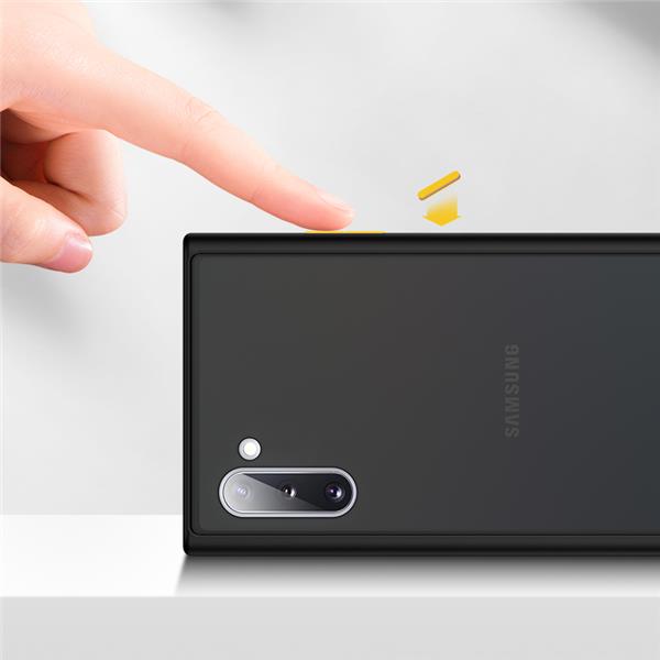 Benks Hybrid Case for Samsung Note 10, Transparent Black