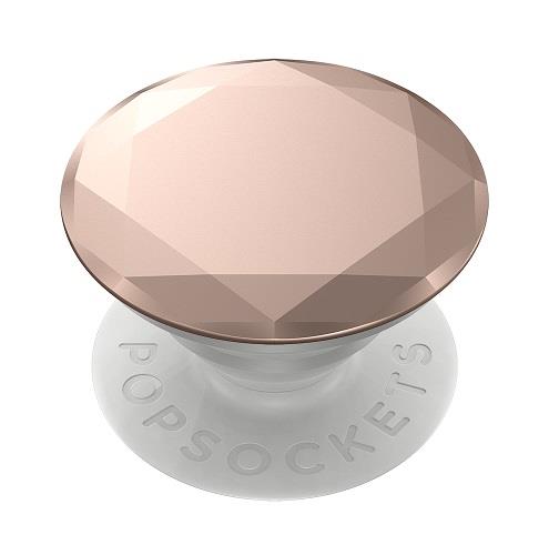 POPSOCKETS PopGrip Swappable Grip, Metallic Diamond Rose Gold