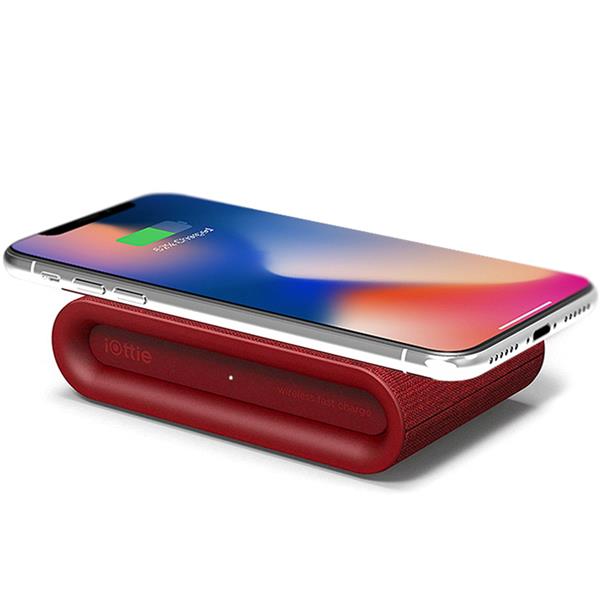 iOttie Wireless Plus Fast Charging Pad - Red