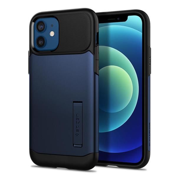 SPIGEN Slim Armor Case for iPhone 12 / 12 Pro - Navy Blue