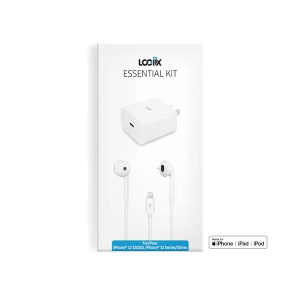 LOGIIX Essential Kit Classic Jolt & Power Cube USB Type C 18W iPhone