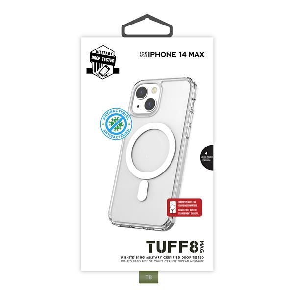 iPhone 14 Plus - TUFF8 Mag Rugged Case (Clear)