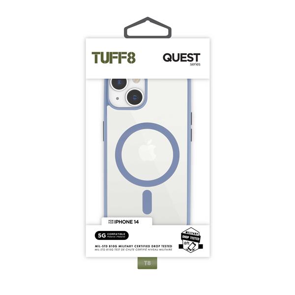 iPhone 14 - TUFF8 Quest Rugged Case (Periwinkle)