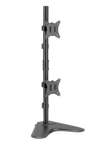 Brateck 17"-32" Vertical Dual-Monitor Steel Articulating Monitor Mount