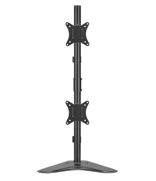 Brateck 17"-32" Vertical Dual-Monitor Steel Articulating Monitor Mount