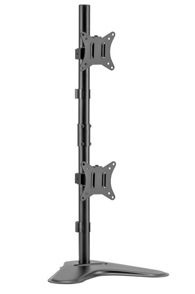 Brateck 17"-32" Vertical Dual-Monitor Steel Articulating Monitor Mount