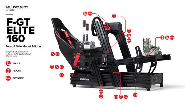 NEXT LEVEL RACING F-Gt Elite 160 Side & Front Plate Edition (NLR-E026)