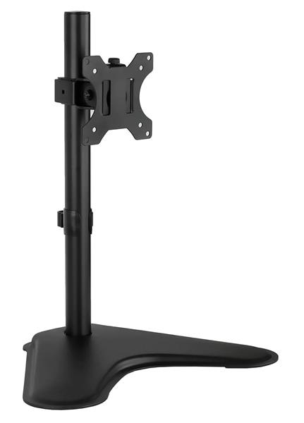 Mount-It! MI-1757 Freestanding Single Monitor Desk Stand screens up to 32" weighing up to 17.6 lbs- Black