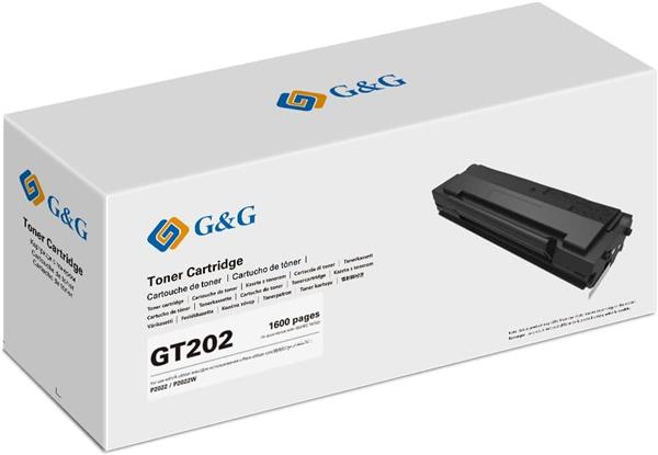 G&G GT202 Standard Black High-Yield Toner Cartridge