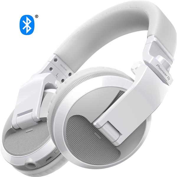 PIONEER DJ HDJ-X5BT Bluetooth DJ Headphones, White