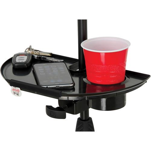 GATOR FRAMEWORKS GFW-MICACCTRAY Microphone Stand Accessory Tray, Black