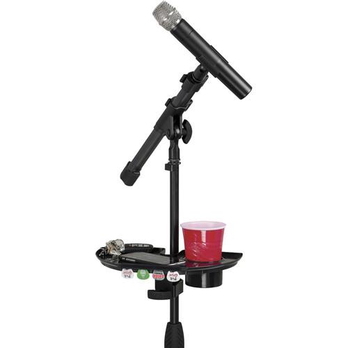 GATOR FRAMEWORKS GFW-MICACCTRAY Microphone Stand Accessory Tray, Black