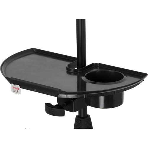 GATOR FRAMEWORKS GFW-MICACCTRAY Microphone Stand Accessory Tray, Black