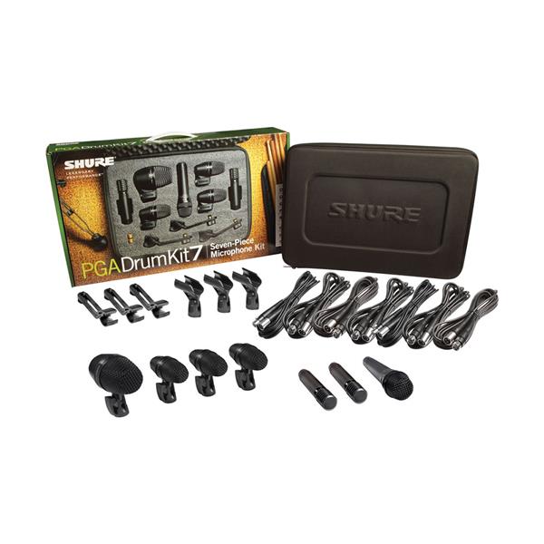 SHURE PGADRUMKIT7 7-Piece Drum Microphone Kit