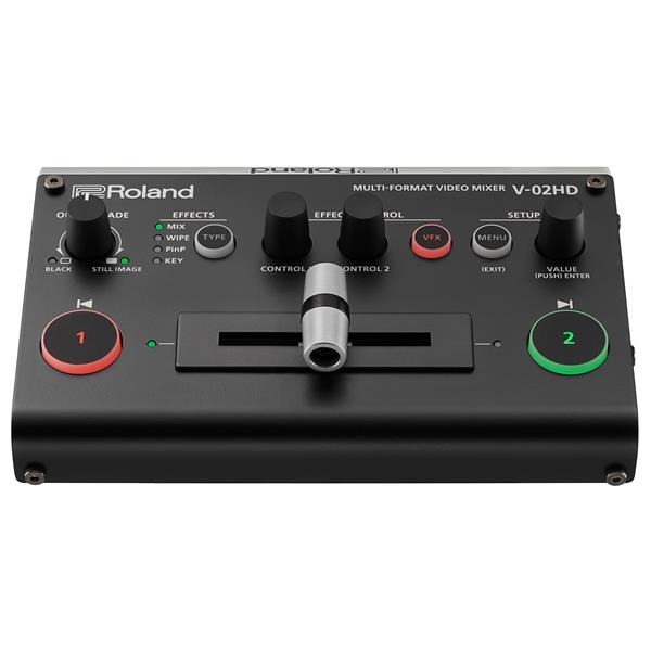 ROLAND+V-02HD+Multi-format Video Mixer+The video production problem-solver.