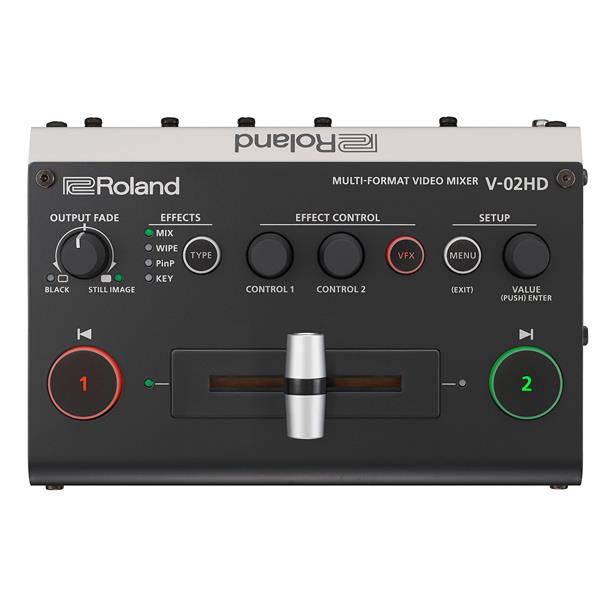 ROLAND+V-02HD+Multi-format Video Mixer+The video production problem-solver.