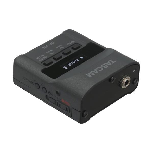 TASCAM DR-10L Digital Audio Recorder with Lavalier Mic (Black)