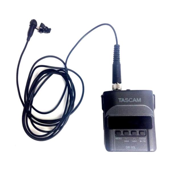 TASCAM DR-10L Digital Audio Recorder with Lavalier Mic (Black)