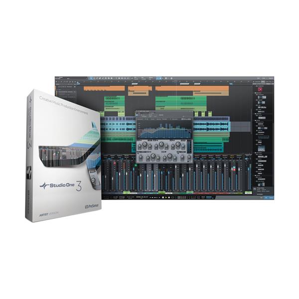 PRESONUS Studio One Artist 3 - Audio and MIDI Recording/Editing Software (Activation Card)