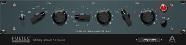 APOGEE FX Plugins - Pultec MEQ-5 Mid-range Equalizer (Digital Download Only)