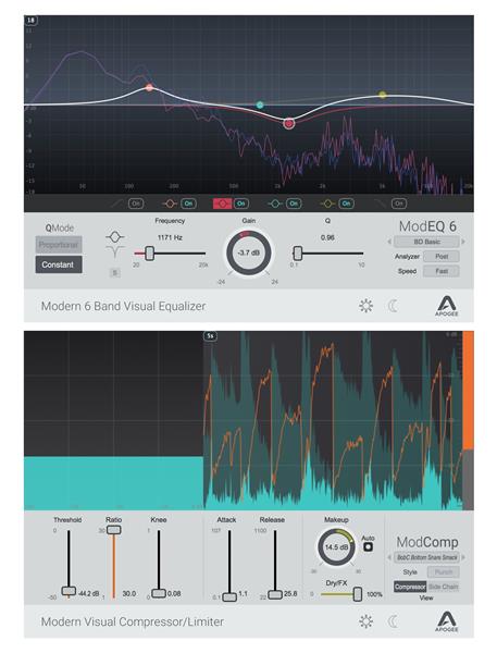 Apogee FX Plugins ModEQ6 + ModComp bundle (Digital Download Only)