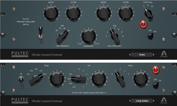 Apogee FX Plugins EQP-1A + MEQ-5 Pultec bundle (Digital Download Only)