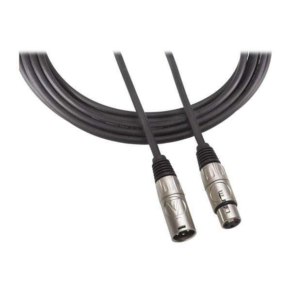 AUDIO TECHNICA AT8313-50 3-Pin XLR-F to XLR-M Balanced Microphone Cable (50')