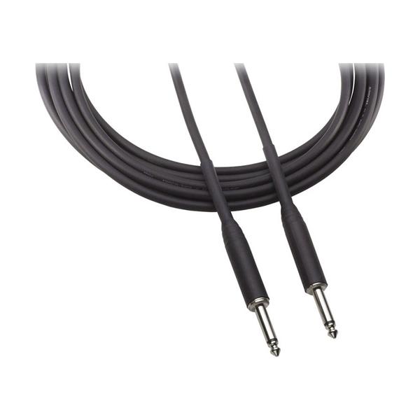 AUDIO TECHNICA AT8390-15 1/4" Male to 1/4" Male Instrument Cable - 15'