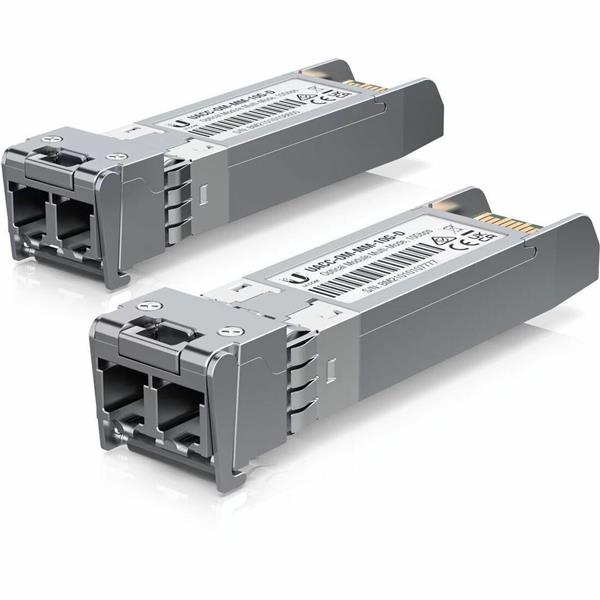 Ubiquiti SFP+ Module UACC-OM-MM-10G-D-20, For Data Networking, Optical Network, 2 x LC Duplex Network, Optical Fiber, Multi-mode, 10 Gigabit Ethernet, 20 Pack